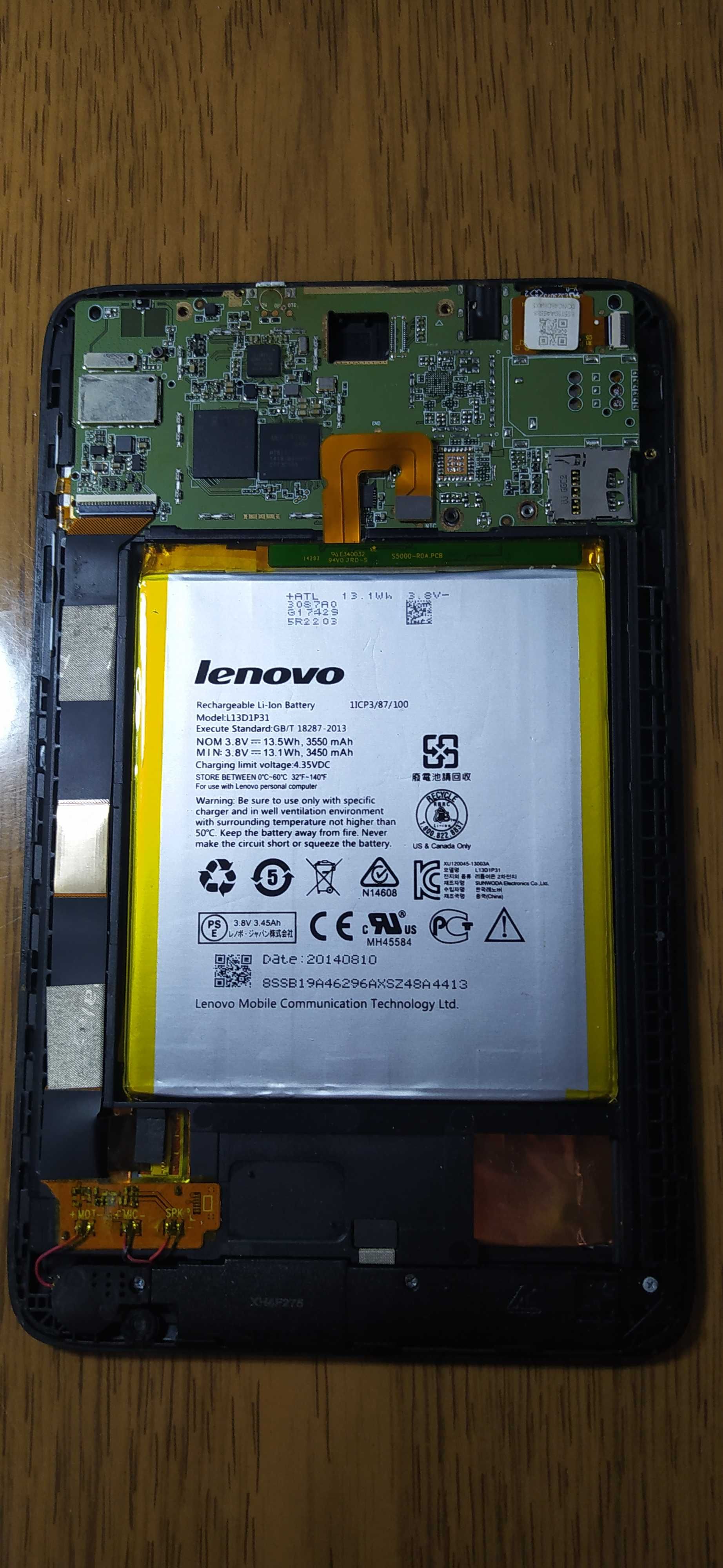 Планшет Lenovo tab a7-40 a3500-fl Не подает признаков работы