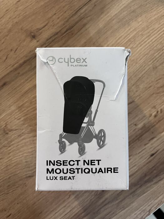 Moskitiera Cybex Priam Mios + uniwersalna folia przeciwdeszczowa NOWE