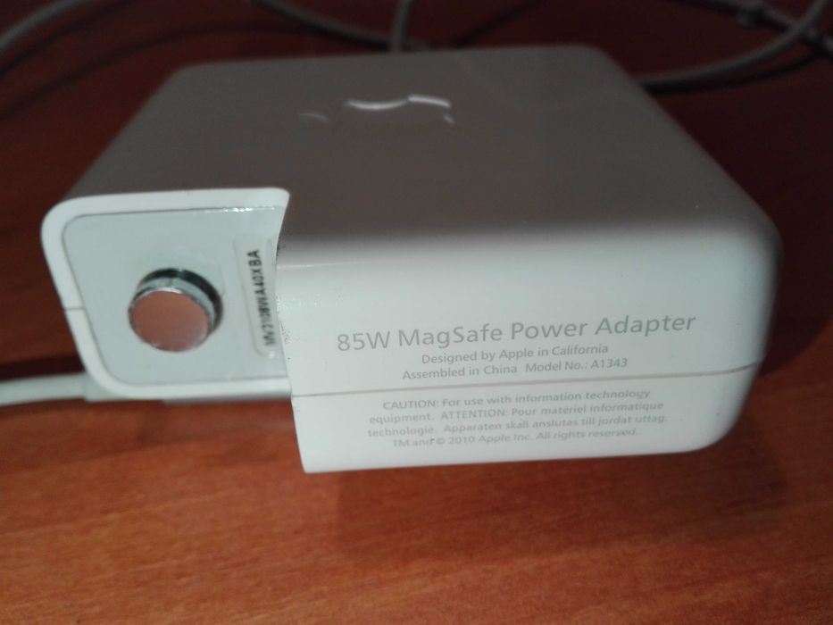 apple 85w magsafe power adapter a1343