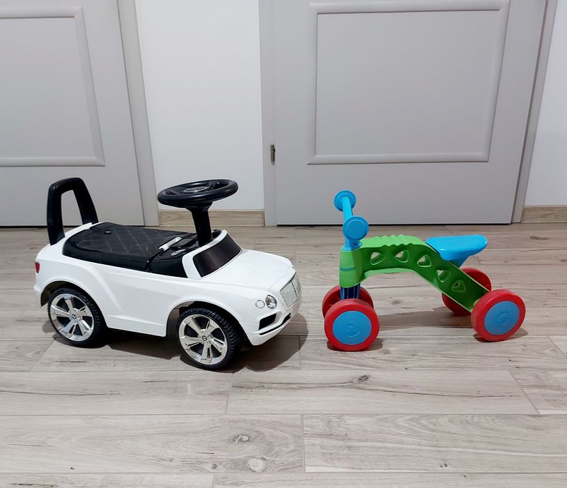 Autko grające jeździk rowerek dla malucha