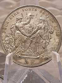 Szwajcaria 5 franków, 1876
Festyn strzelecki w Lozannie