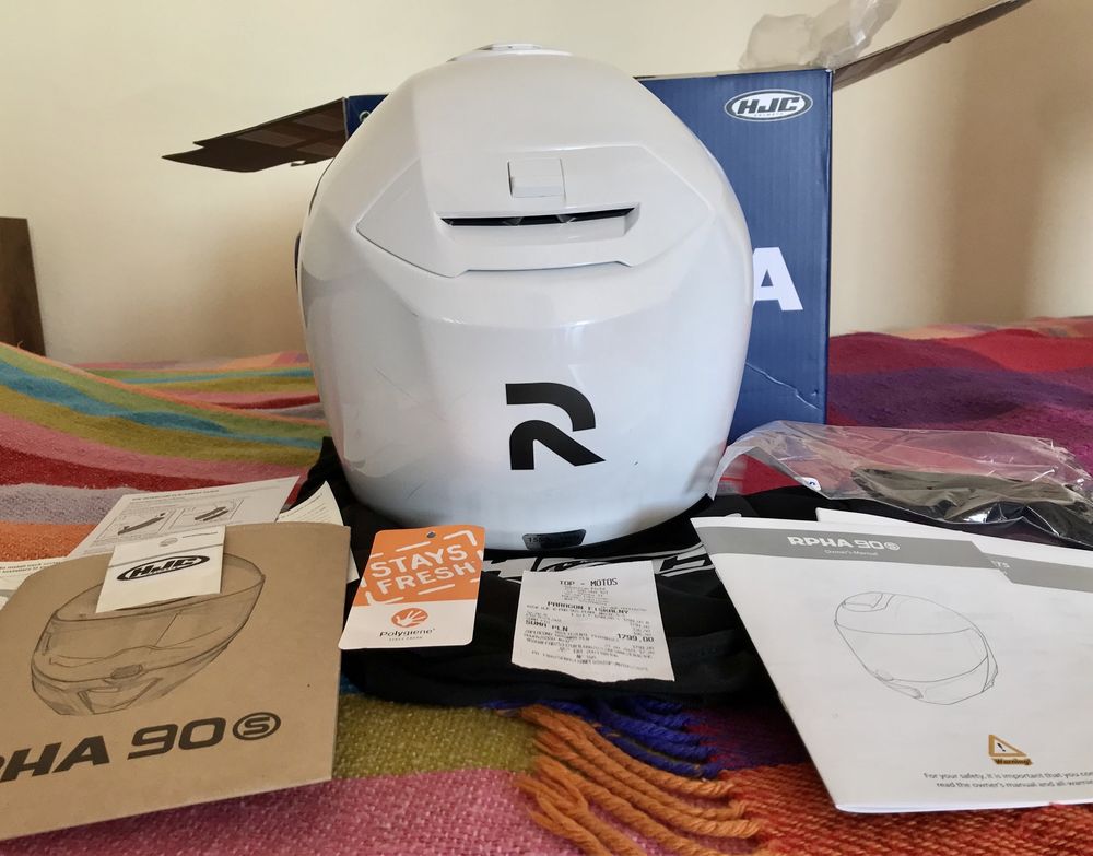 Kask szczękowy HJC RPHA 90s rozm. S, niska waga, stan bdb