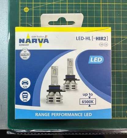 HIR2 LED лампа Narva Range Performance LED 6500K 24W 12/24V (2 шт.)