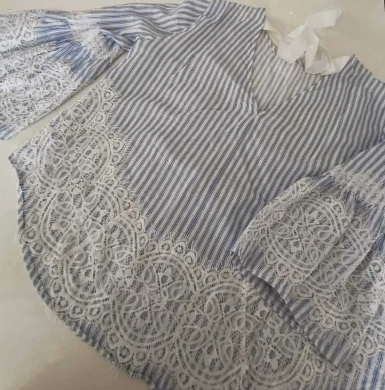 Bluzka Zara Woman bawelna r.M sliczna hiszpanka kor2