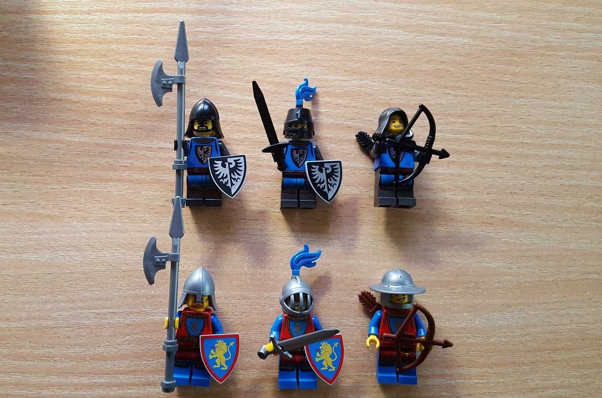 LEGO Black Falcon Lion Knights 6 szt minifigurka 10305, 31120, 21325