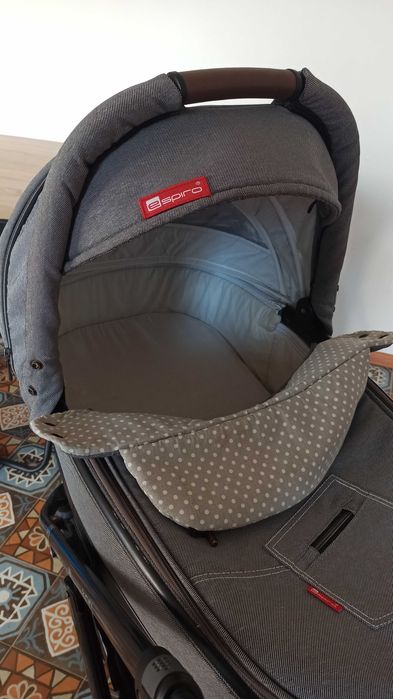 Коляска Espiro next 2в1 + автолюлька + одяг