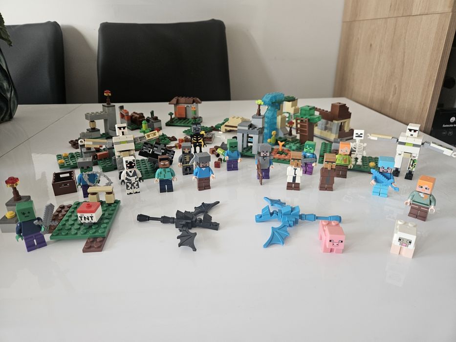 Klocki minecraft ludziki