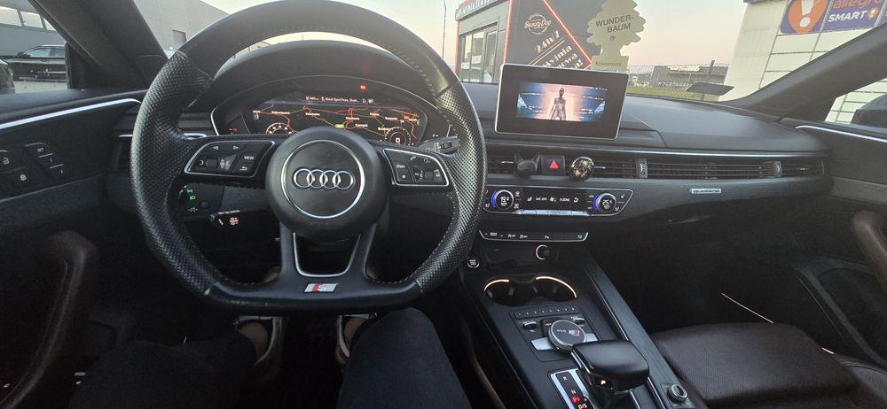 Audi a5 quattro sline premium 2.0 tfsi 250km wirtualny kokpit matrix