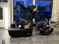 Cybex e-priam 4.0 Jeremy Scott zestaw 4 w 1 caly zestaw jak Nowy