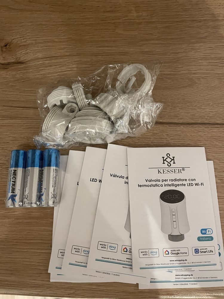 Termostat głowica grzejnikowy WiFi regulator ogrzewania KESSER