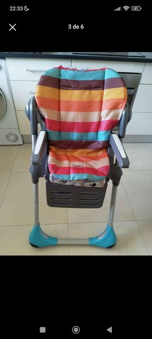 Cadeira refeição c/tabuleiro