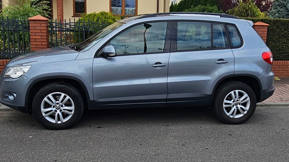 Volkswagen Tiguan 2010 r. diesel/automat/napęd 4x4/hak