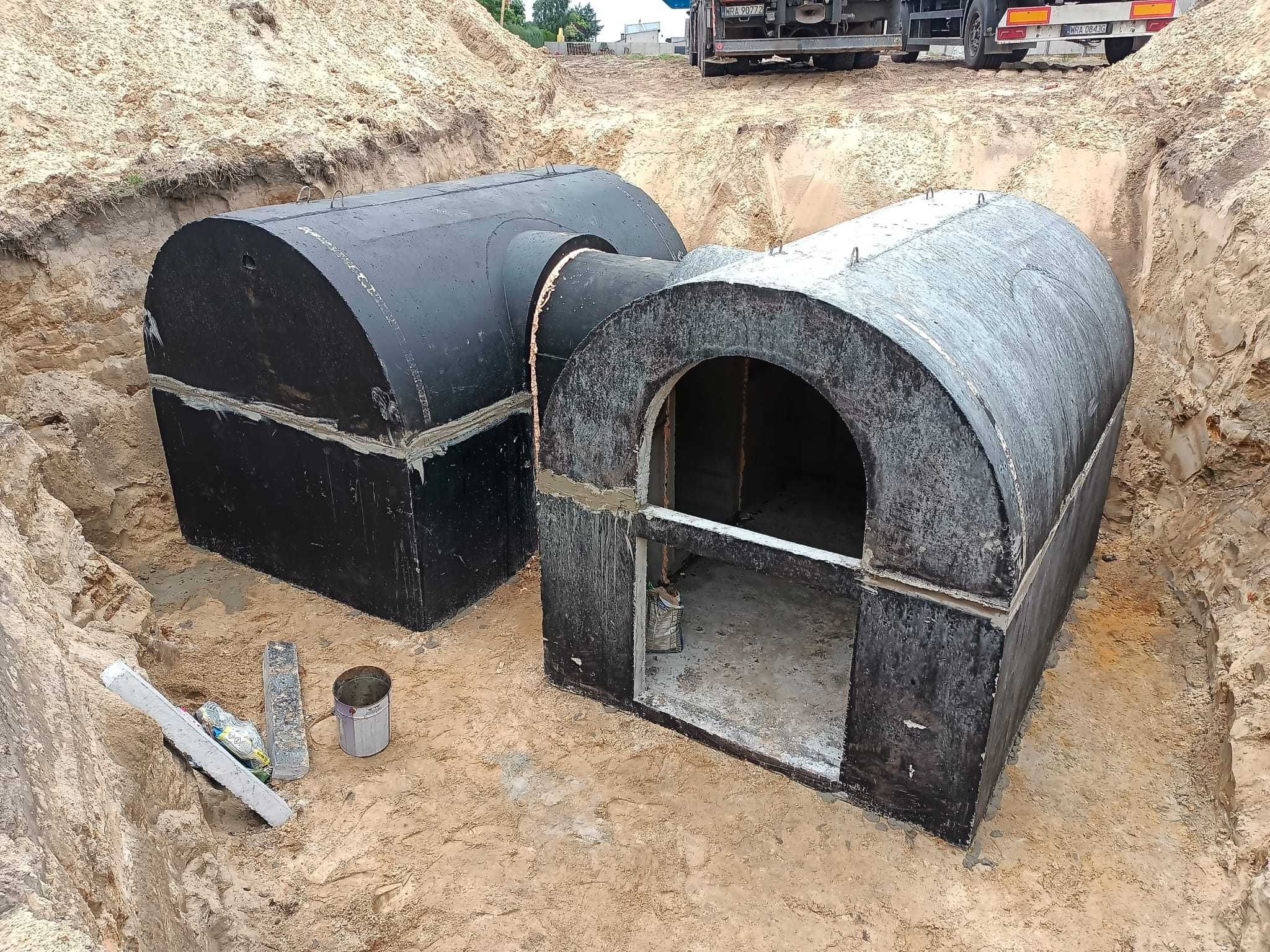 zbiornik piwnica betonowa ogrodowa ziemianka dostawa montaż