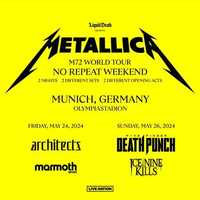bilety na koncert METALLICA w Monachium 24 - 26.05.2024