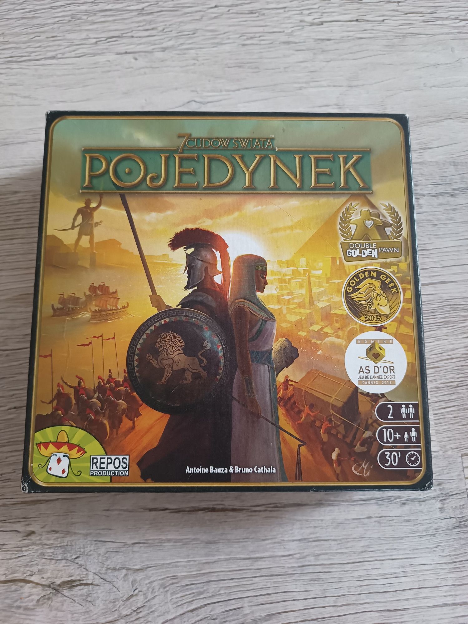 7 Cudów Świata Pojedynek gra planszowa