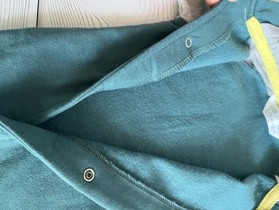 Ромпер, человечек, комбинезон с начесиком GeeJay 62р. 1-3 мес.