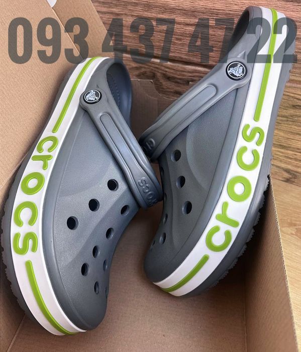 Чоловічі Крокси Сабо Crocs Bayaband Clog Charcoal Navy Black
