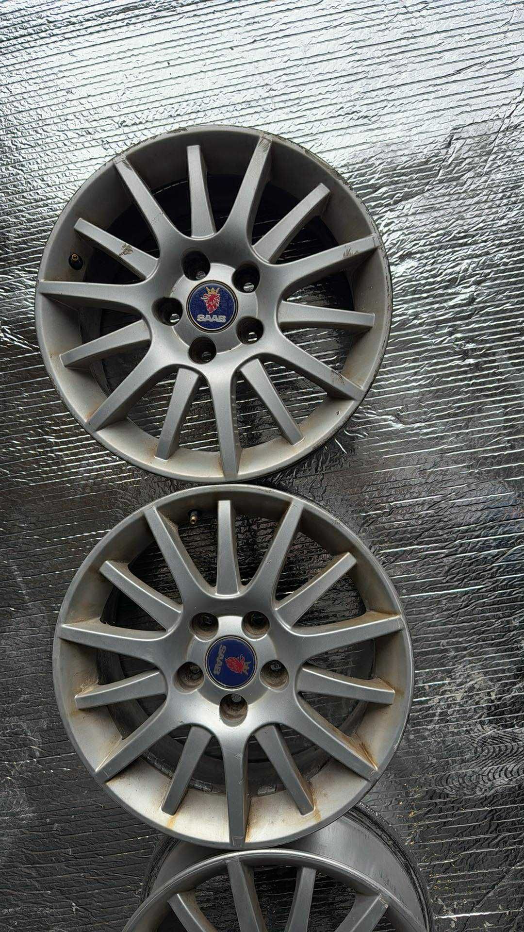 Felgi aluminiowe Saab 9-3 93 5x110 16 et41 6,5j alufelgi ALU72 komplet