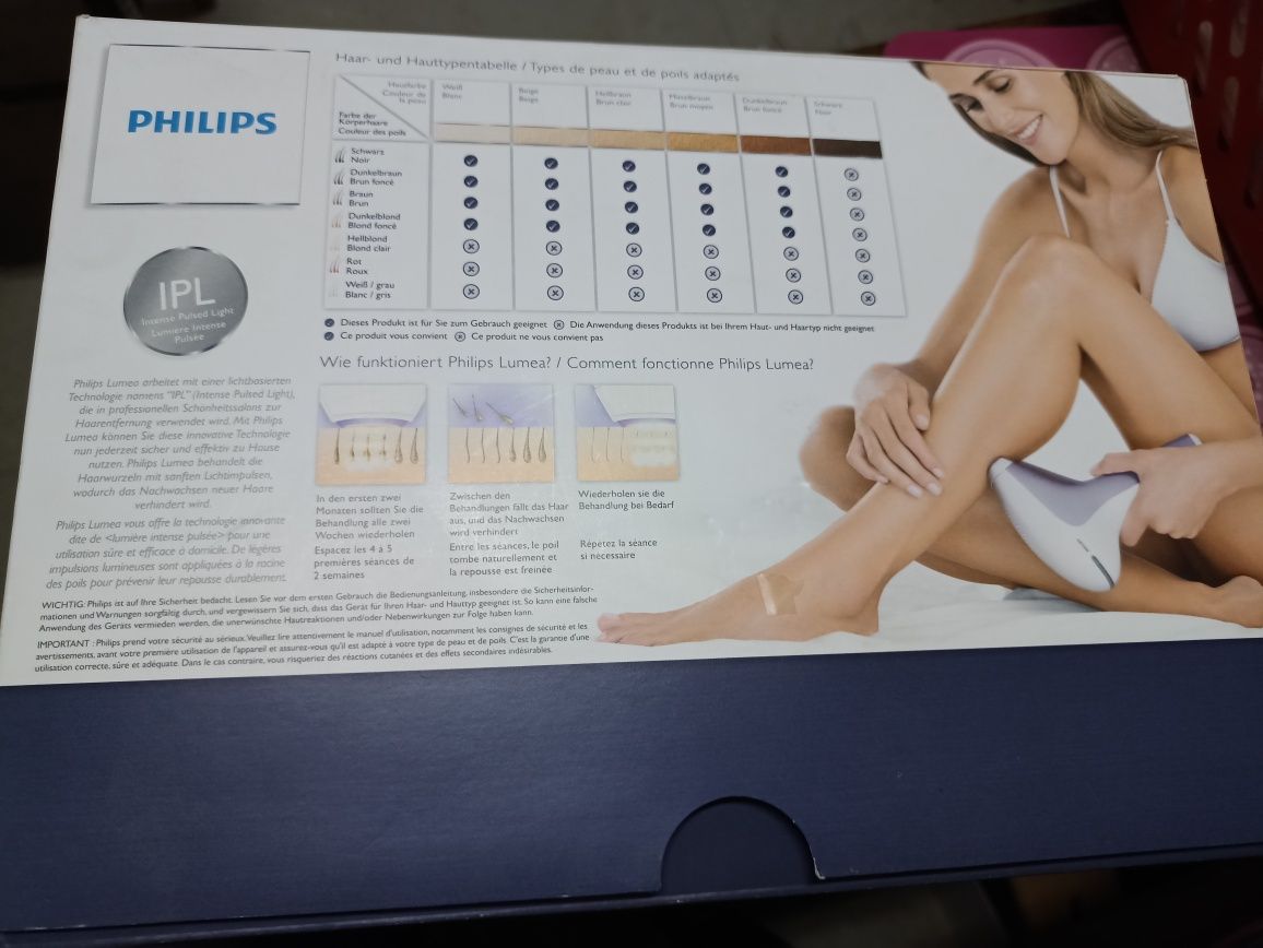 Depilator laserowy Philips Lumea