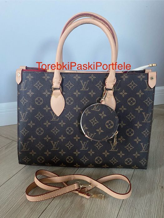 Nowy zestaw Louis Vuitton , torebka A4 + portfel , OSTATNI.