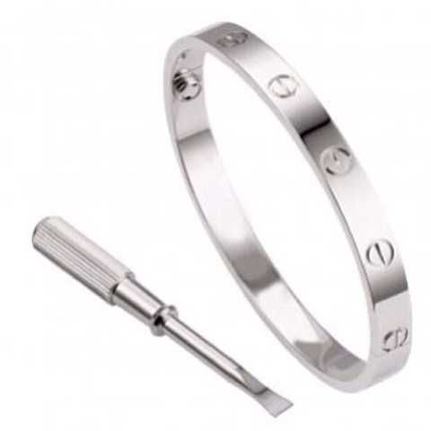 ТОП Браслет Cartier Love Silver B6067617 Браслет Картье Любов
