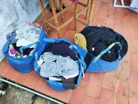Sacos de roupa .
