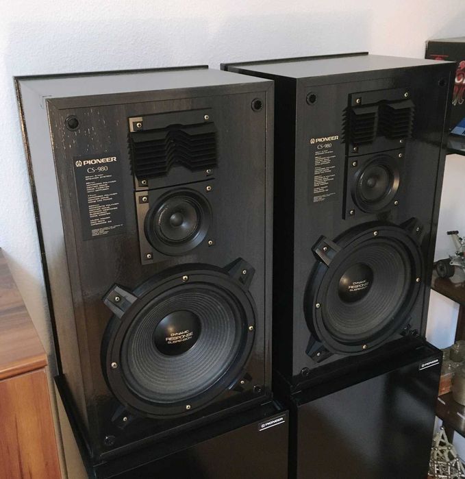 Colunas Pioneer CS 980 como novas