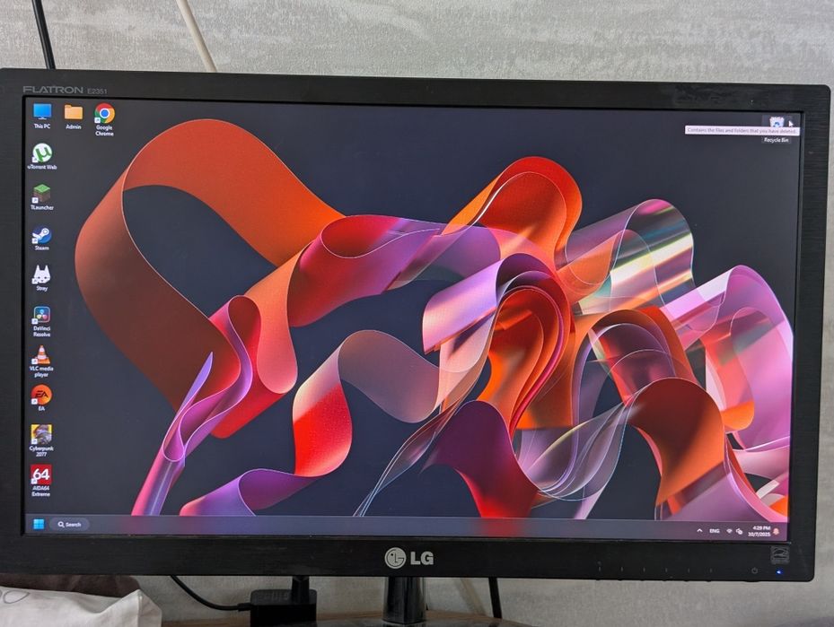 Ігровий ПК (GTX 1650 / 16GB) + Монітор LG 23" + Клавіатура