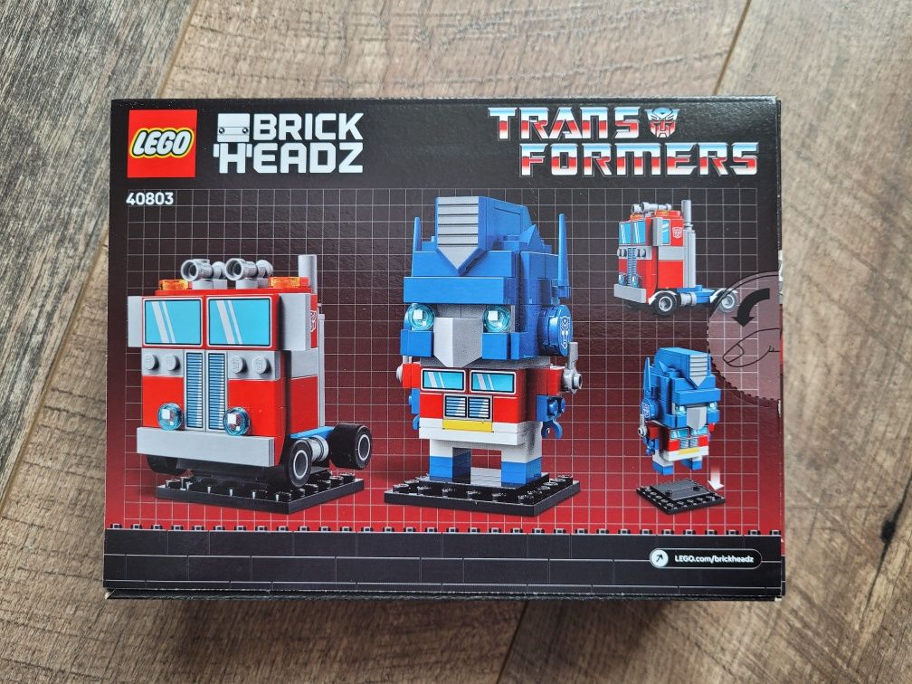 LEGO BrickHeadz - Robot i pojazd Optimus Prime 40803