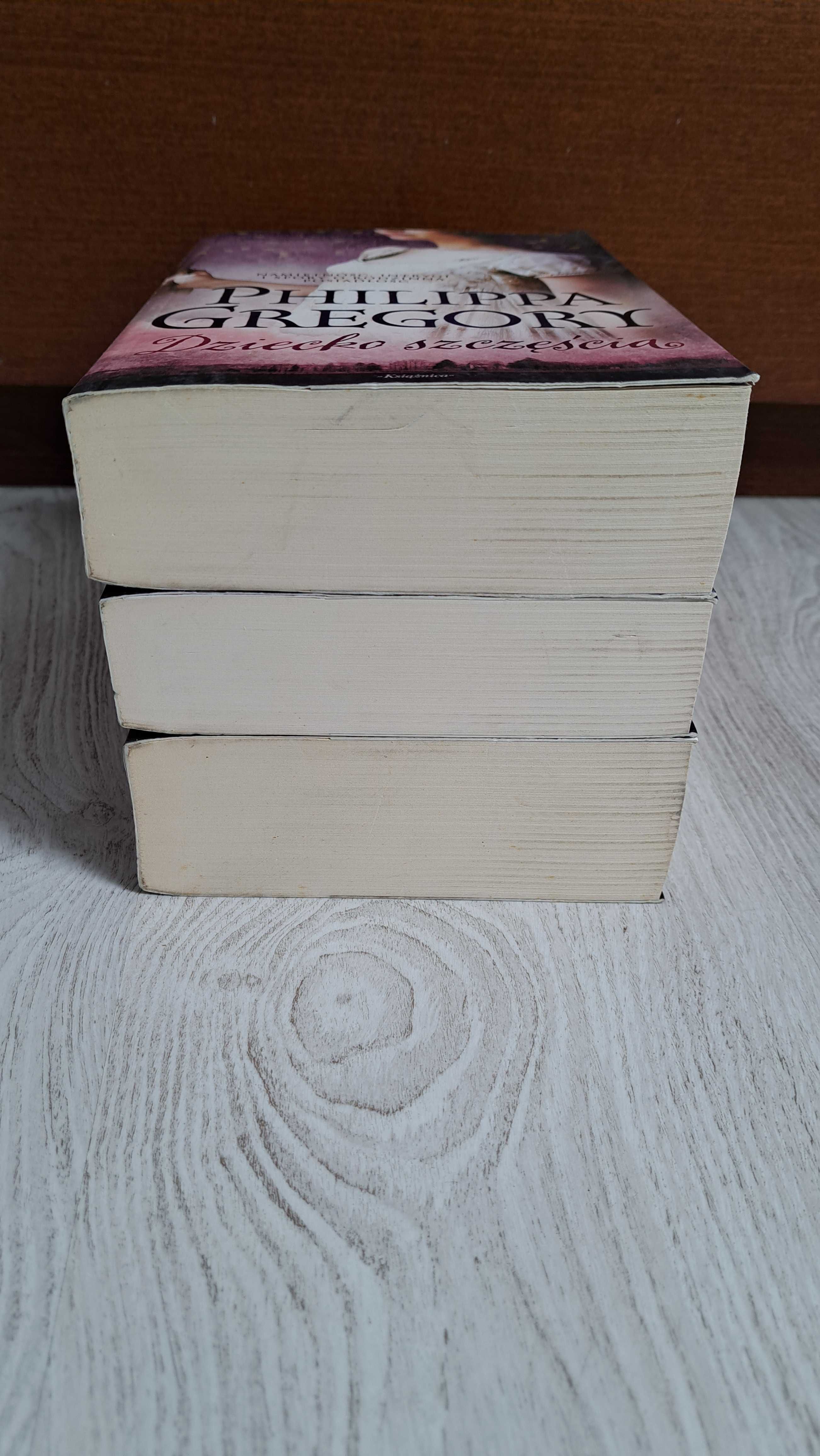 3x Philippa Gregory Dziedzictwo + Dziecko szczęścia + Meridon