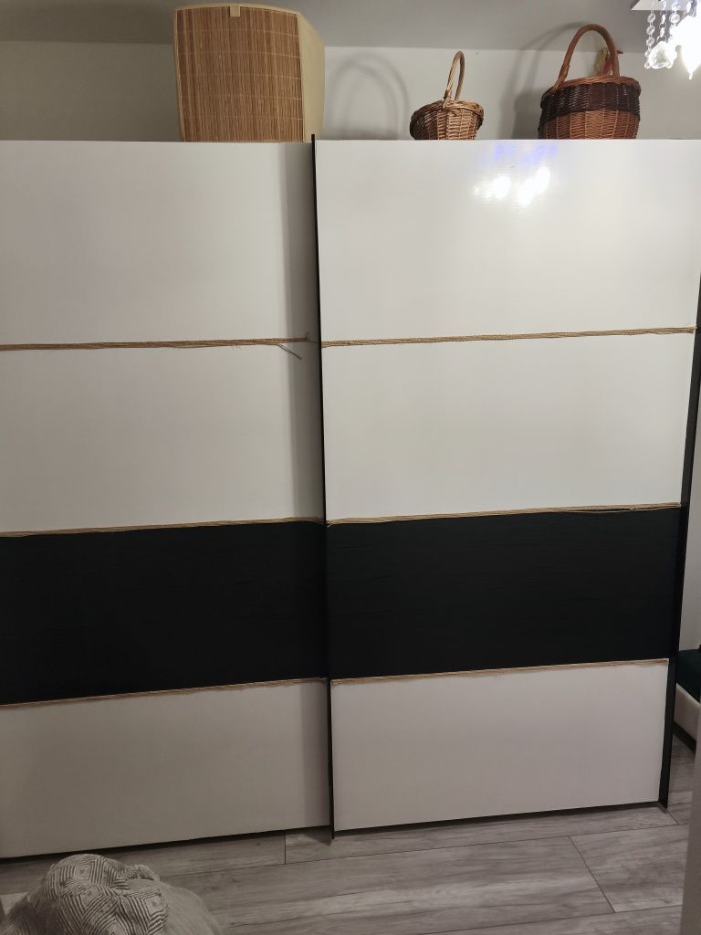 Szafa Forte Jakobina biała, Boho duża, 220cm
