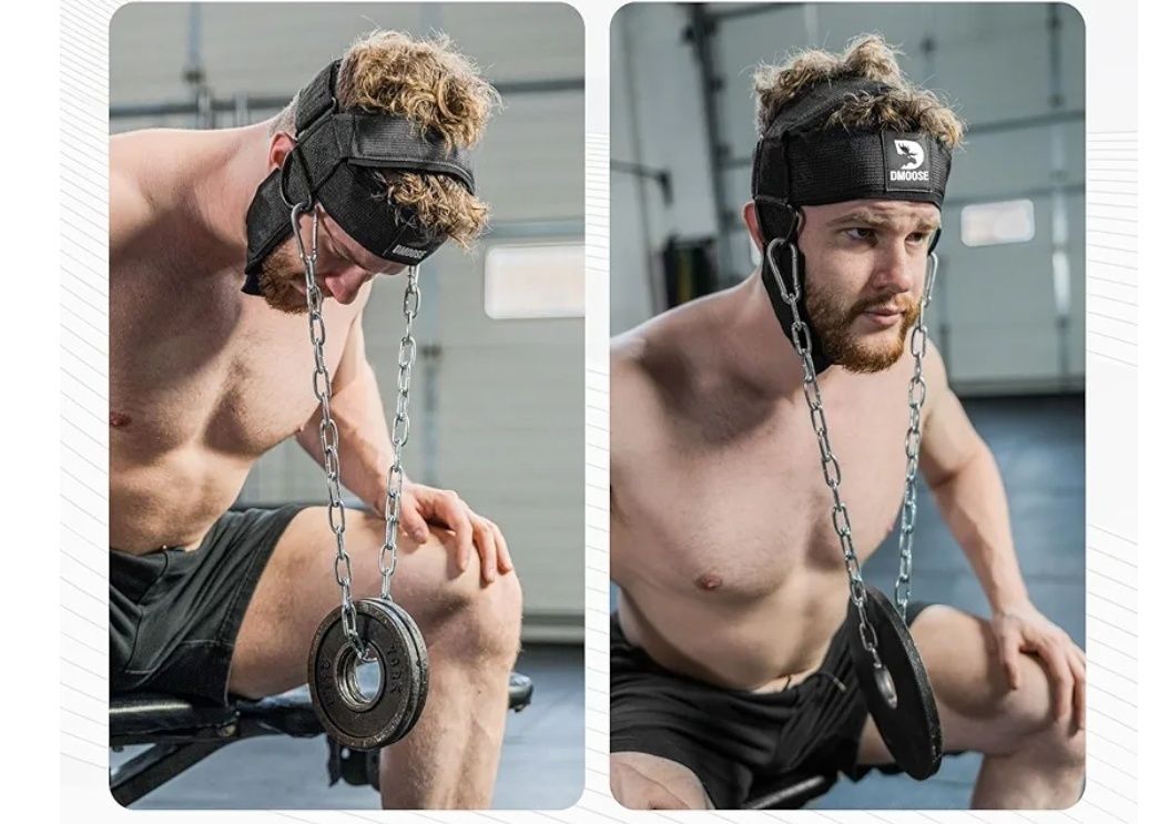 DMoose Fitness Arnês de cabeça de pescoço para treino de resistência
