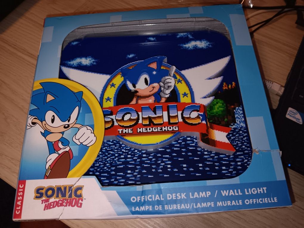 Sonic candeeiro 3d