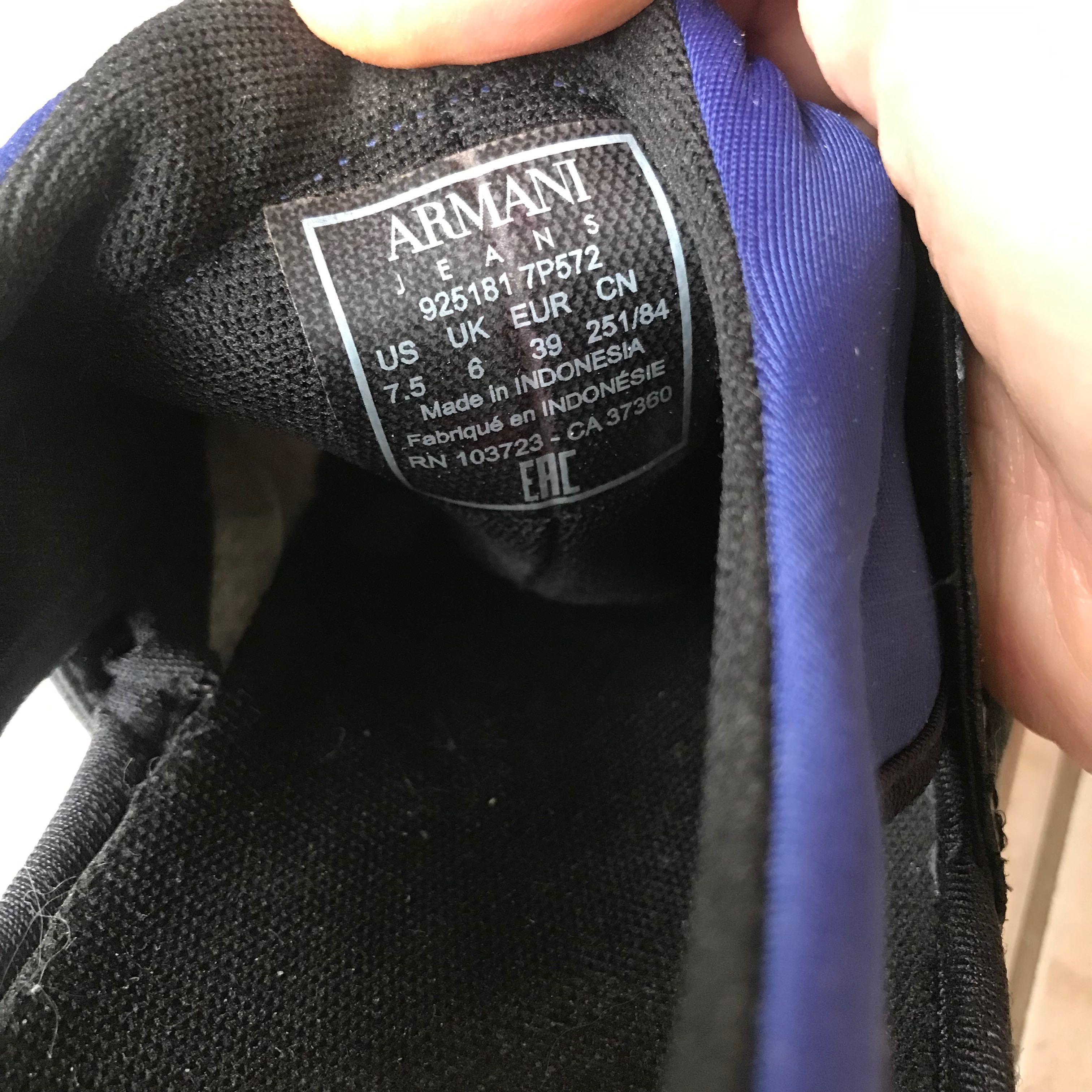 Кросівки Armani Jeans  Армані оригінал 39