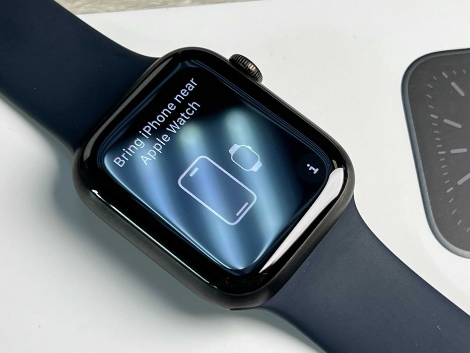 Apple Watch Edition Series 7 45mm Titanium LTE Midnight Sport Band