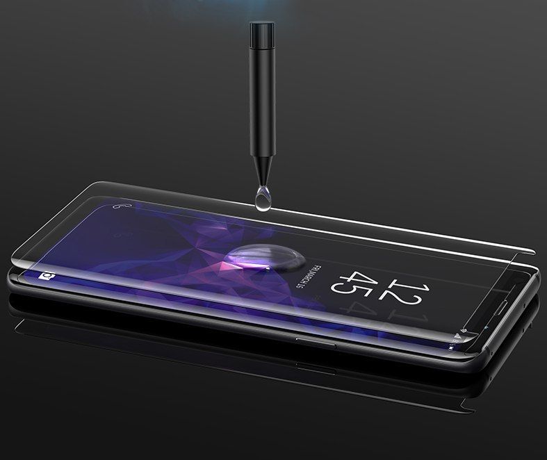 Szkło Hartowane Samsung Galaxy S8 S9 Uv Cały Ekran