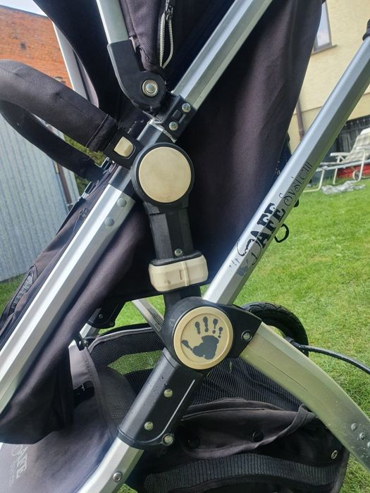 Wózek trzyfunkcyjny czarny unisex!