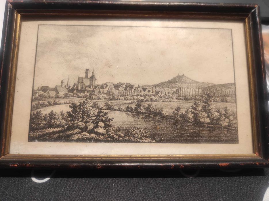 Rysunek nieznanego malarza „Riedlingen a.d.Donau um 1834”.