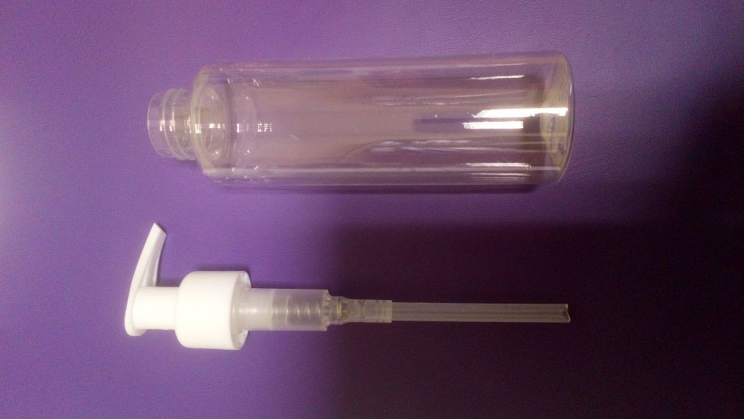 Butelka plastikowa pet z dozownikiem z pompką 125 ml 10 szt.