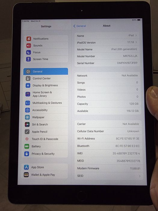 iPad 6 покоління. 128GB. LTE. Сім карта. Space Grey. Gold. Гарантія