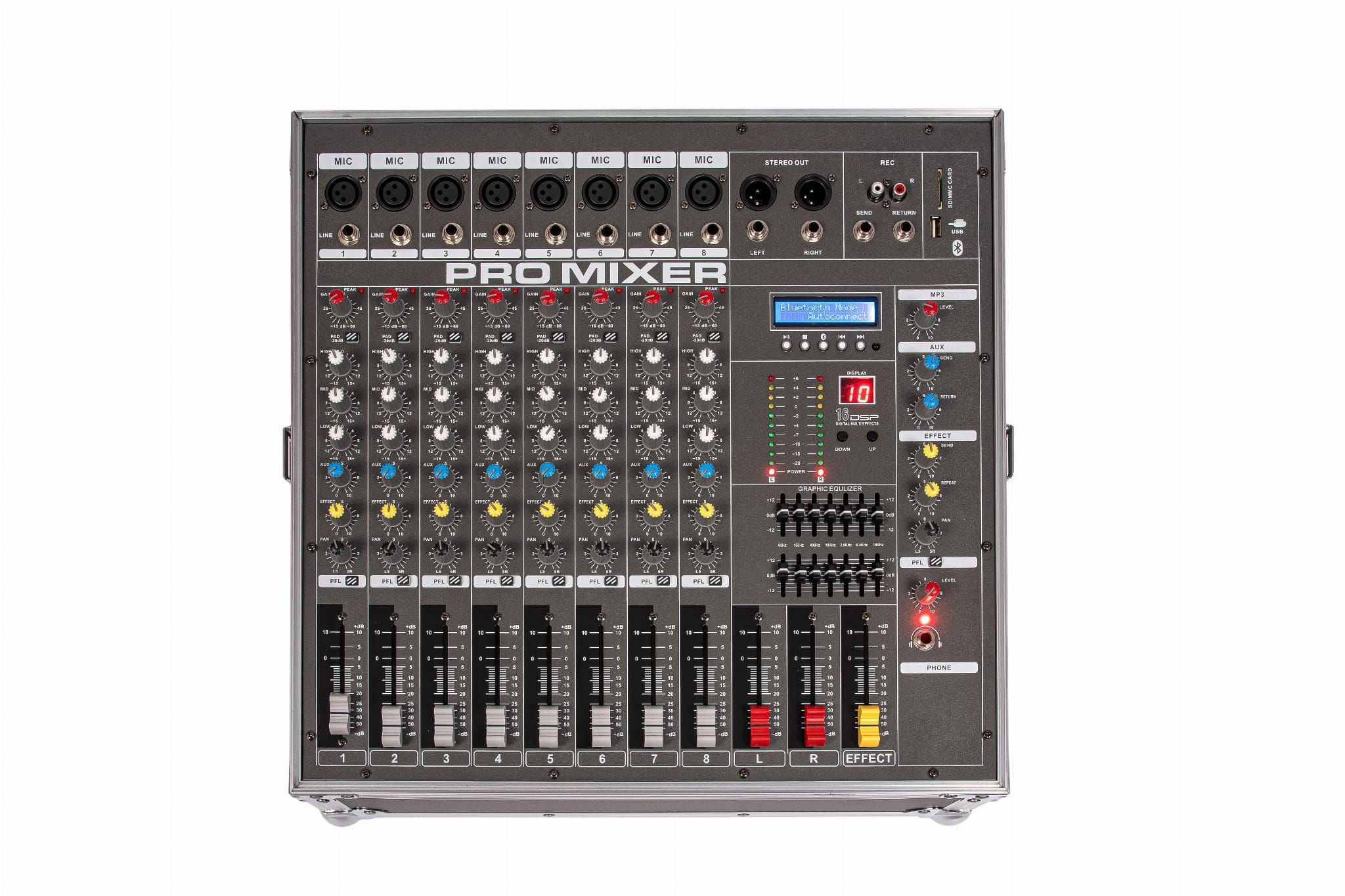 Zestaw nagłośnienia  2 x 2400 W  DELTA AUDIO SET18-412
