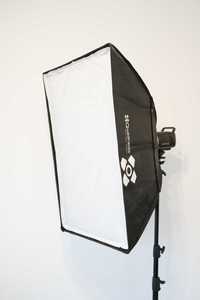 Zestaw 2x Quadralite 90x60 | 2x GlareOne 95 | softbox 90x20 + GRATIS