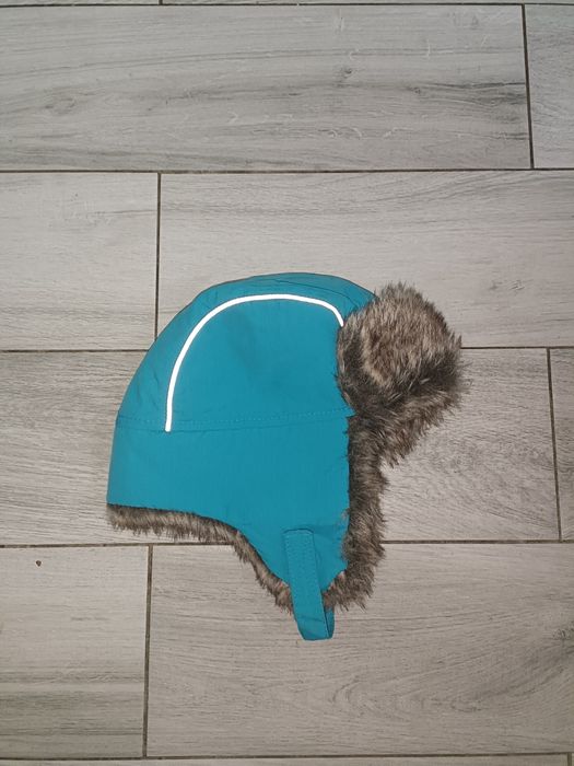Czapka zimowa H&M 104 116 pilota uszatka futerko
