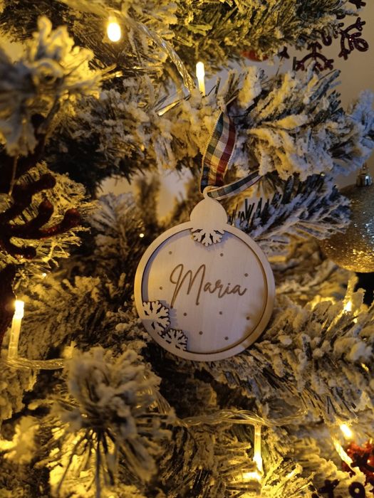 Gravação de madeiras e corte a laser | decoração de natal