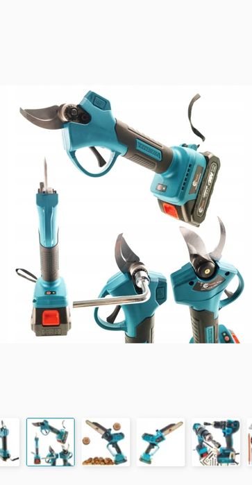 Zestaw piła łańcuchowa  i Sekator  2x 48v aku 5ah