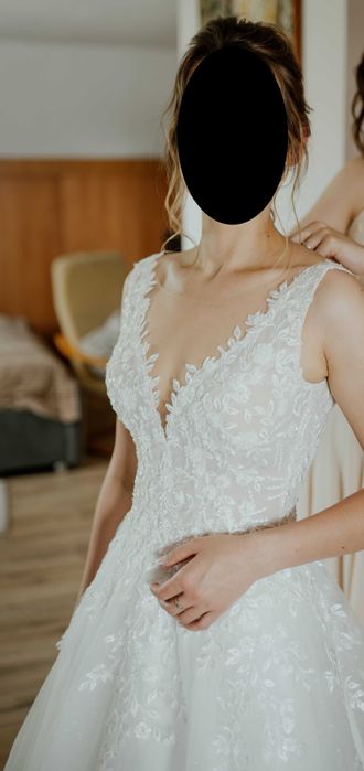 Suknia ślubna Vivien śmietankowa