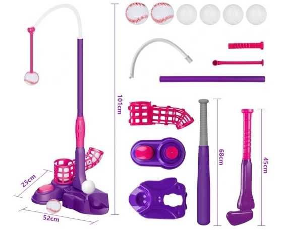 Baseball gra dla dzieci zestaw 4w1