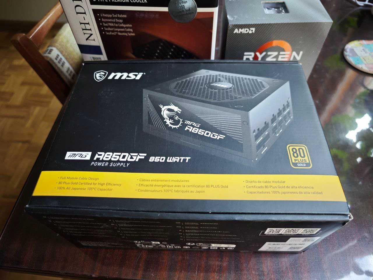 Компьютер Ryzen3950x 16cores,MSI X570-A Pro,DDR4 64GB, 850W MSI