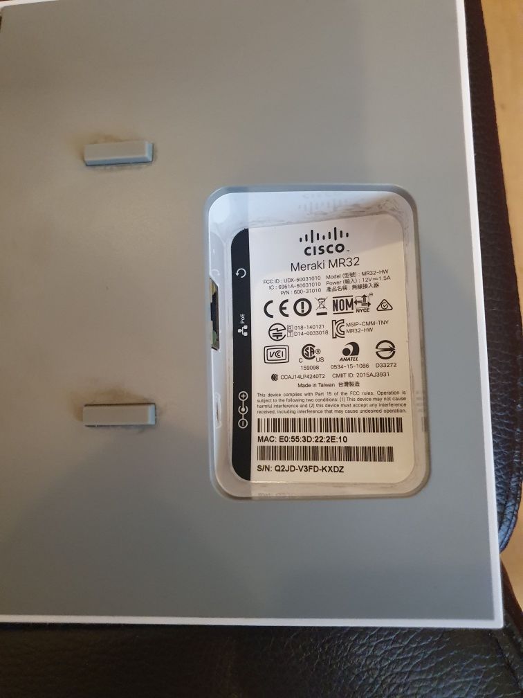 CISCO Meraki MR 32 acces point