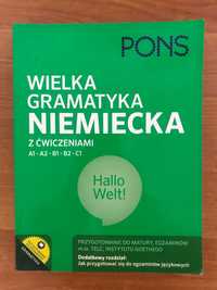 Wielka gramatyka niemiecka z ćwiczeniami PONS. Poziom A1-C1